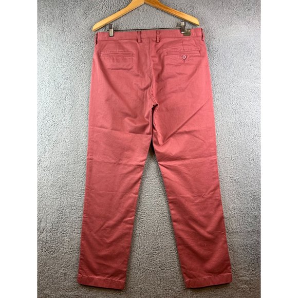 New J Crew Mens Pants 34 x 32 Broken In Urban Slim Chino Flat Front - Picture 2 of 12